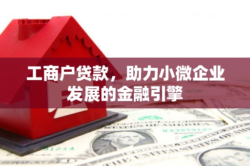中山工商户贷款，助力小微企业发展的金融引擎