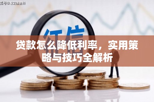 内湖贷款怎么降低利率，实用策略与技巧全解析