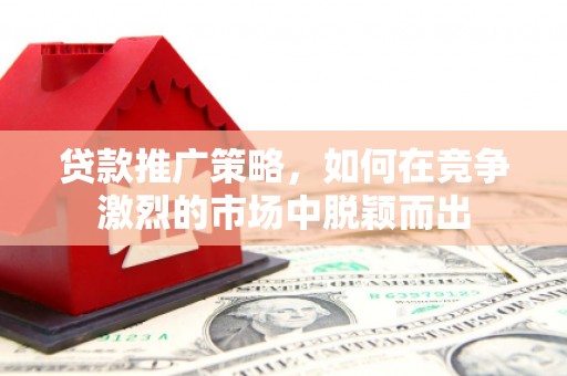 宿松贷款推广策略，如何在竞争激烈的市场中脱颖而出