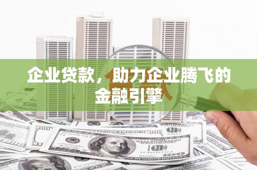 西吉企业贷款，助力企业腾飞的金融引擎