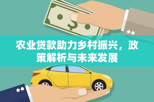 乡城农业贷款助力乡村振兴，政策解析与未来发展