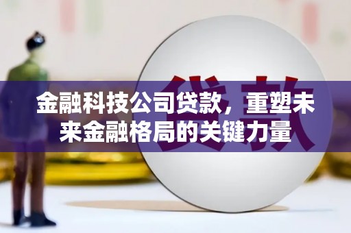 张家港金融科技公司贷款，重塑未来金融格局的关键力量