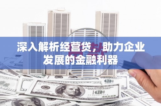 岱山深入解析经营贷，助力企业发展的金融利器