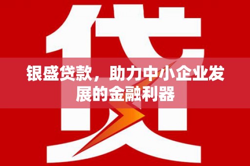 营口银盛贷款，助力中小企业发展的金融利器