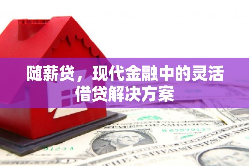 神农架随薪贷，现代金融中的灵活借贷解决方案