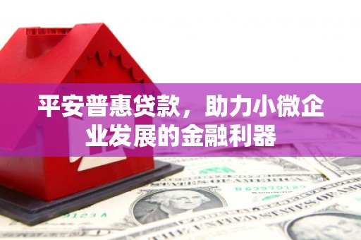 淮上平安普惠贷款，助力小微企业发展的金融利器