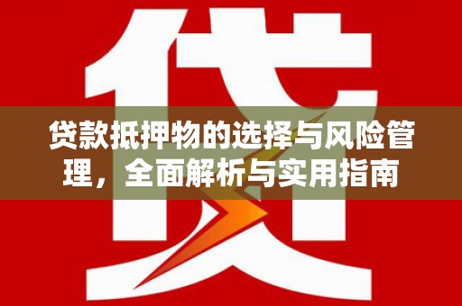 龙湾贷款抵押物的选择与风险管理，全面解析与实用指南