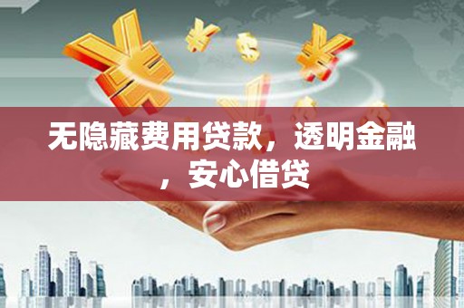 海安无隐藏费用贷款，透明金融，安心借贷