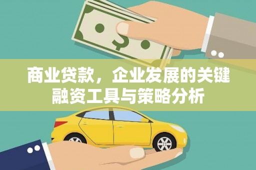 南岸商业贷款，企业发展的关键融资工具与策略分析