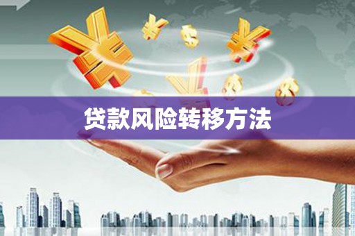 杭锦后旗贷款风险转移方法