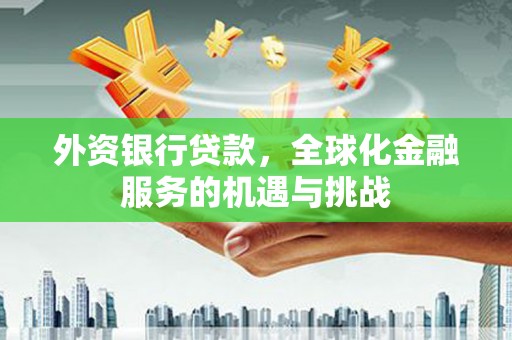 双台子外资银行贷款，全球化金融服务的机遇与挑战