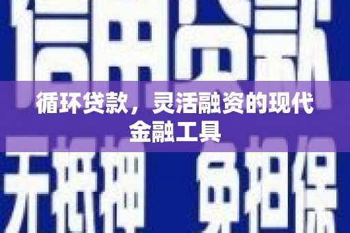 松山循环贷款，灵活融资的现代金融工具