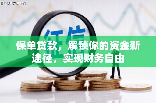 王益保单贷款，解锁你的资金新途径，实现财务自由