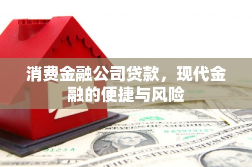黄冈消费金融公司贷款，现代金融的便捷与风险