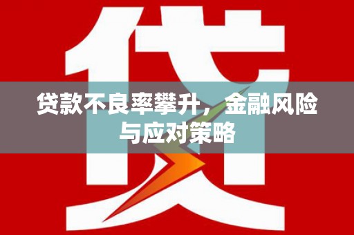 埌东贷款不良率攀升，金融风险与应对策略